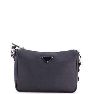 Prada Small Re-Edition Zip Messenger Bag Saffiano Leather